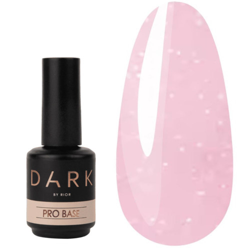 База DARK Pro Base Opal 2 розовый с шиммером, 15 ml - Фото №2