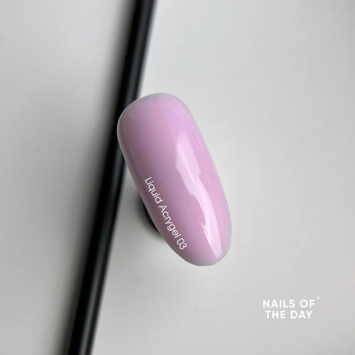 Жидкий акригель NAILSOFTHEDAY Liquid acrygel 03 нежно-розовый 15 мл - Фото №3