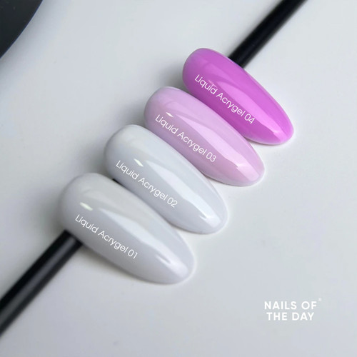 Жидкий акригель NAILSOFTHEDAY Liquid acrygel 03 нежно-розовый 15 мл - Фото №4