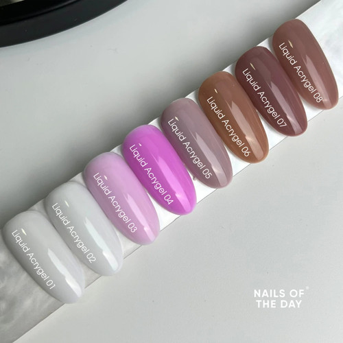 Жидкий акригель NAILSOFTHEDAY Liquid acrygel 03 нежно-розовый 15 мл - Фото №5