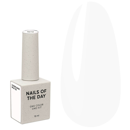 Base NAILSOFTHEDAY Cover NEW Formula Milk 03 milk 10 ml - Фото №1
