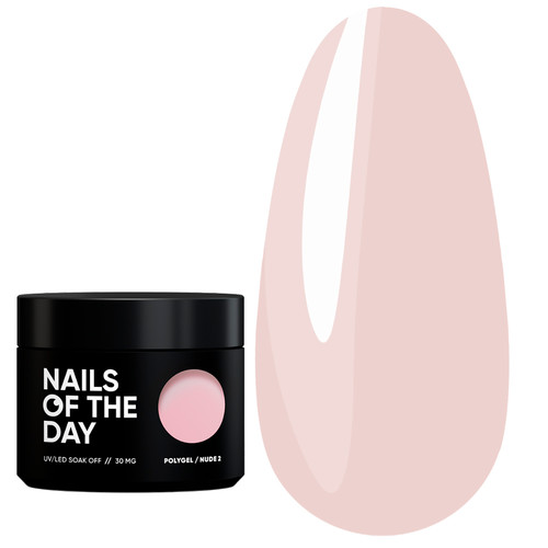 Полигель NAILSOFTHEDAY Polygel nude 02 бежевый 30 г - Фото №1