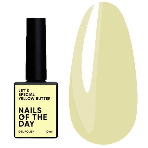 Гель-лак NAILSOFTHEDAY Let's special Yellow butter 10 мл - Фото №1