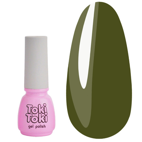 Гель-лак Toki-Toki Autumn Green AG04 оливковый 5 мл - Фото №1