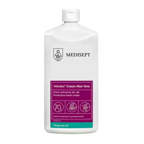 Увлажняющий крем для рук Medisept VELODES Cream Aloe Vera 500 мл