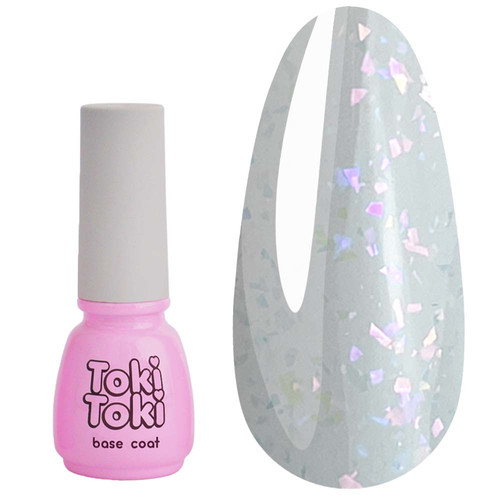 База Toki-Toki Stars Base SB05 молочный с фиолетово-розовой поталью 5 мл - Фото №1
