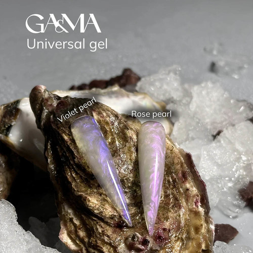 Гель GA&MA Universal Rose Pearl limited 15 мл (7703017) - Фото №4
