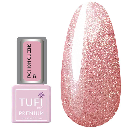 Гель-лак TUFI profi PREMIUM Fashion Queens 02 Rosé Opulence 8 мл (0318243) - Фото №1