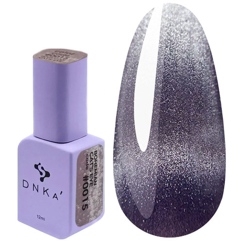 Гель-лак DNKa Bohemian Cat's Eye №0015 фиолетовый 12 мл (FTCGP0015)
