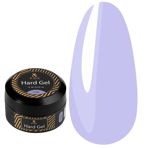 Gel FOX Hard gel  Lilac 15 ml - Фото №1