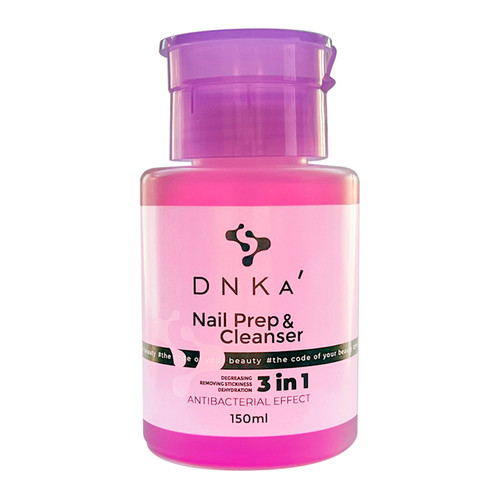 Средство NAIL PREP&CLEANSER 3in1 DNKa для дезинфекции, обезжиривания и снятия липкого слоя 150 мл (PDNKA) - Фото №1