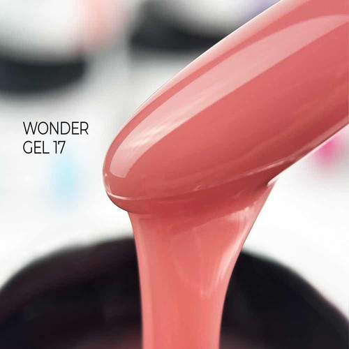 Gel for extensions Siller UV/LED One Phase Wonder Gel №17 peach pink 30 ml (NF-00021885) - Фото №2