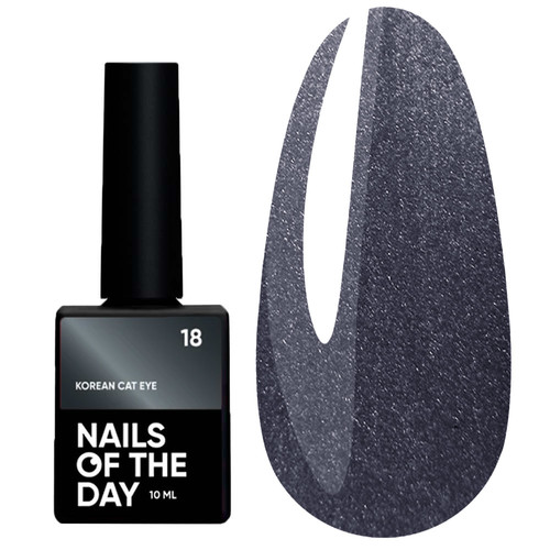 Гель-лак NAILSOFTHEDAY Korean cat eye 18 темно-синий 10 мл - Фото №1