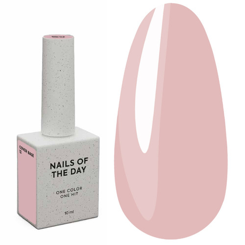 Base NAILSOFTHEDAY Cover NEW Formula 12 beige-pink 10 ml - Фото №1