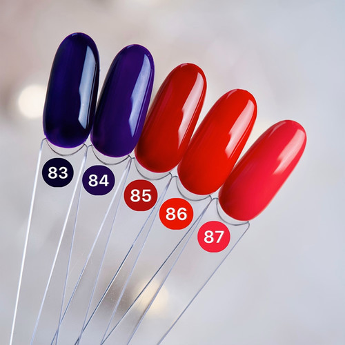 Гель-лак DARK New collection 86 насыщенный красный 6 мл - Фото №5