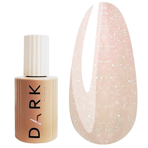 База DARK PRO base Shine 14 светло-бежевый с шиммером 15 мл - Фото №1
