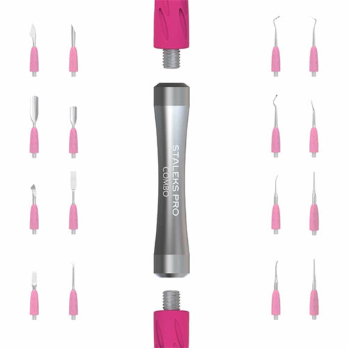 Working part of the Staleks Combo UNIQ 31 curette bend on the left (WPPQ-31) - Фото №6