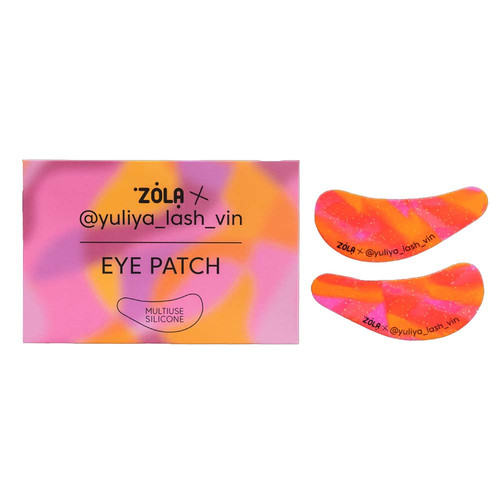 Multifunctional silicone patches ZOLA x Yuliya Lash Vin pink-orange