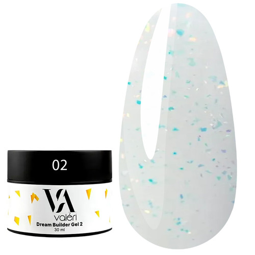 Gel for extension VALERI BUILDER GEL DREAM №02 30 ml - Фото №1