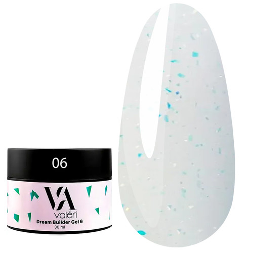 Gel for extension VALERI BUILDER GEL DREAM №06 30 ml - Фото №1