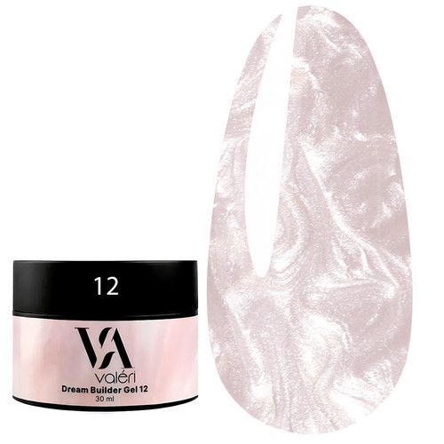 Gel for extension VALERI BUILDER GEL DREAM №12 30 ml - Фото №1
