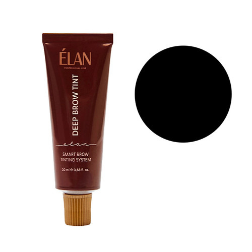 Краска для бровей и ресниц ELAN Deep Brow Tint 03 Black 20 мл - Фото №1