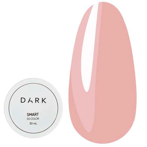 Gel for extensions Dark Smart Builder gel 03 dark nude 30 ml - Фото №1
