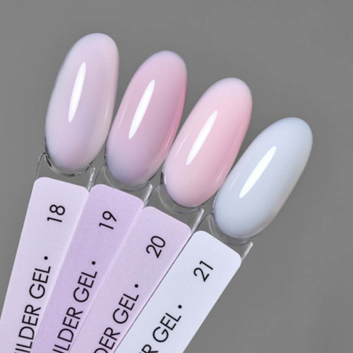 Gel for extension DARK Smart Builder Gel 19 pink-lilac 30 ml - Фото №4