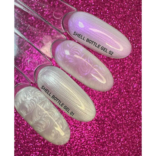 NAILSOFTHENIGHT Shell Bottle gel 01 pearl white 10 ml - Фото №6