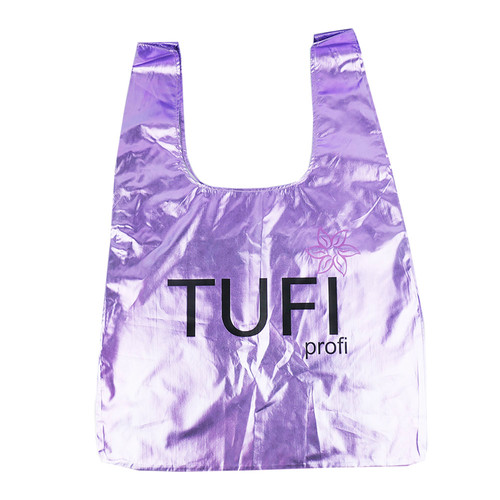 TUFI profi PREMIUM Purple shopper bag with logo (0317573) - Фото №3
