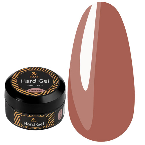 F.O.X Hard gel Caramel 15 ml - Фото №1