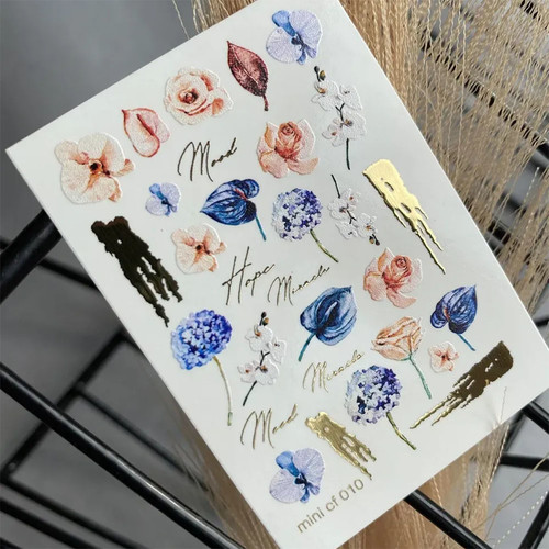 Слайдер дизайн UAslider цветы mini Color and Foil 010 mini_CF_010 - Фото №3