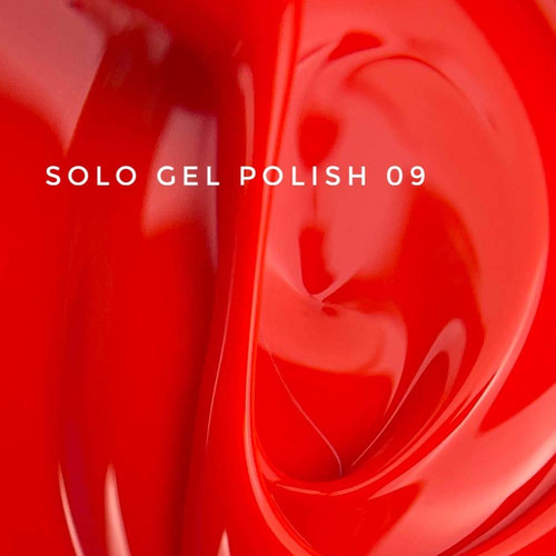 Гель-лак Touch Solo Gel Polish 09 однофазный 3в1 ярко-красный 9 мл - Фото №2
