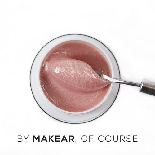 Gel for extension MAKEAR Gel&Go GG26 Glitter Nude 50 ml - Фото №2