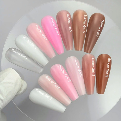 Gel for extension NAILSOFTHEDAY Builder Gel 11 light pink 30 ml - Фото №4
