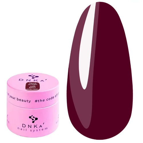 Акрил-гель для ногтей DNKa Liquid Acrygel №0027 Drunk Chery 15 мл (LAD0027-15) - Фото №1