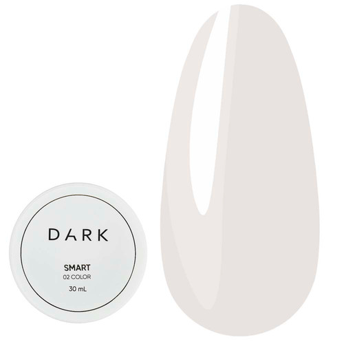 Gel for extension Dark Smart Builder gel 02 milky 30 ml - Фото №1