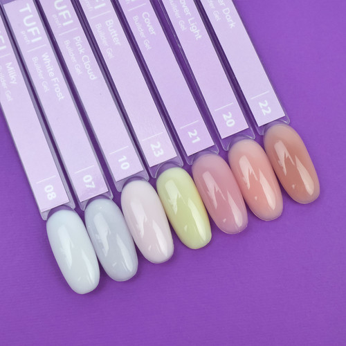 Gel for extension TUFI profi Builder Gel UV/LED 10 Pink Cloud 30 ml (0324524) - Фото №4