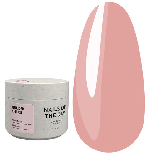 Gel for extension NAILSOFTHEDAY Builder Gel 05 nude 30 ml - Фото №1