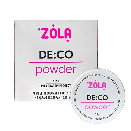Пудра-деколорант ZOLA для бровей DE:CO Powder 10 г - Фото №2