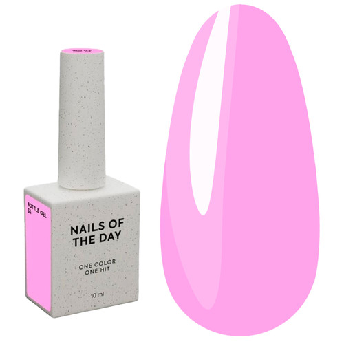 NAILSOFTHEDAY Bottle gel 34 soft pink 10 ml - Фото №1