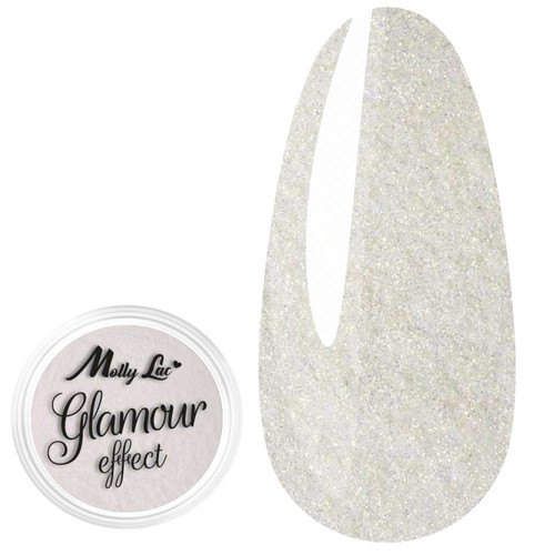 Втирка для ногтей MollyLac Glamour Effect Gold №2 1 г - Фото №1