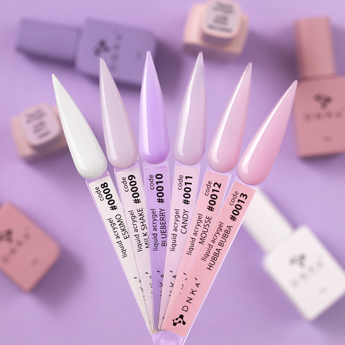 Акрил-гель для ногтей DNKa Liquid Acrygel №0013 Hubba Bubba 15 мл (LAD0013-15) - Фото №2