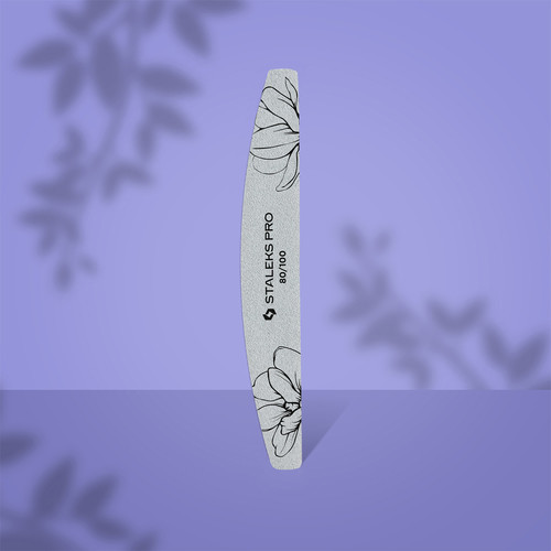 Staleks Mineral File Half Moon EXPERT 40 80/100 grit (25 pcs) - Фото №3