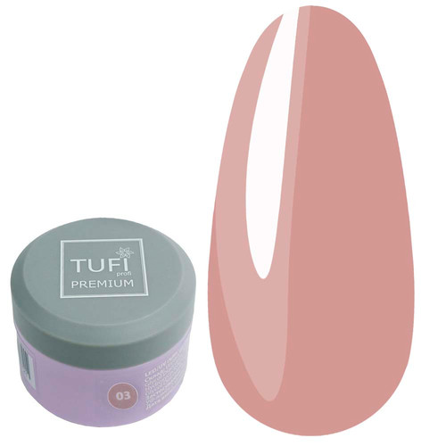 Gel for extension TUFI profi Builder Gel UV/LED 03 Sunset 5 ml (0324535) - Фото №1