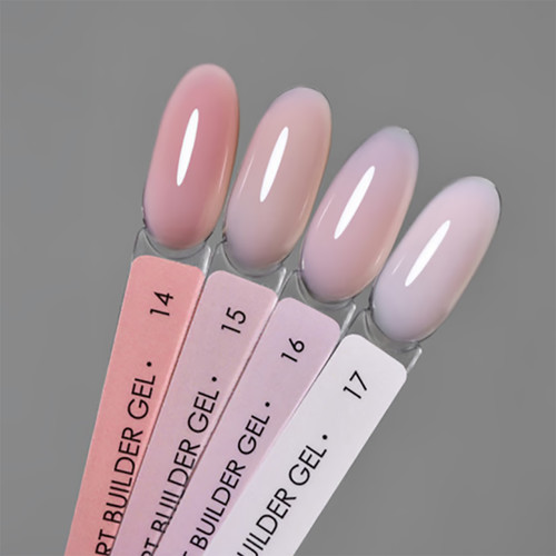 Gel for extensions Dark Smart Builder gel 17 light peach 30 ml - Фото №4