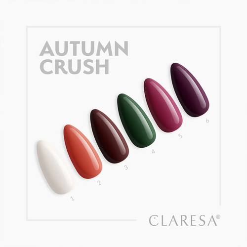 Гель-лак Claresa AUTUMN CRUSH 1 молочный перламутр 5 г - Фото №4
