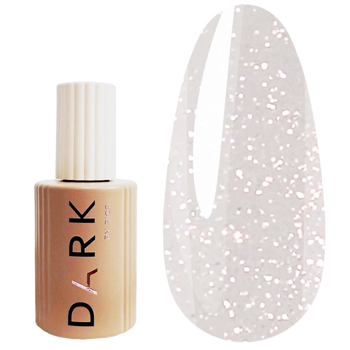 База DARK PRO base 61 полупрозрачная розово-молочная с шиммером 15 мл - Фото №1