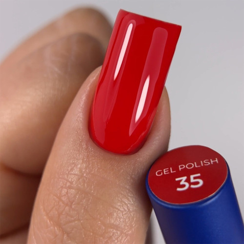 Гель-лак TOUCH Deep Pigment Gel Polish 35 классический красный 9 мл - Фото №3