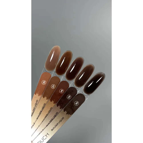Touch Builder liquid 29 dark brown 15 ml - Фото №3